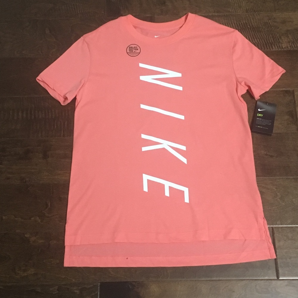Nike Women’s Dri-Fit Cotton Training Tee Shirt NWT - Picture 4 of 5